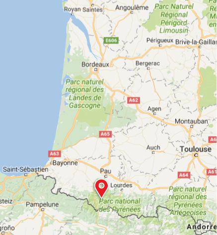 Maps - Le Chalet des Pyrénées - Location gite Hautes-Pyrénées - 65