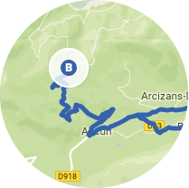 Voir la carte de l'itinéraire - Le chalet des Pyrénées